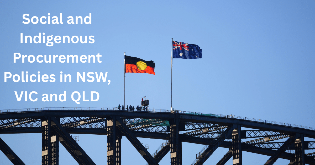 Social and Indigenous Procurement Policies in NSW, VIC and QLD