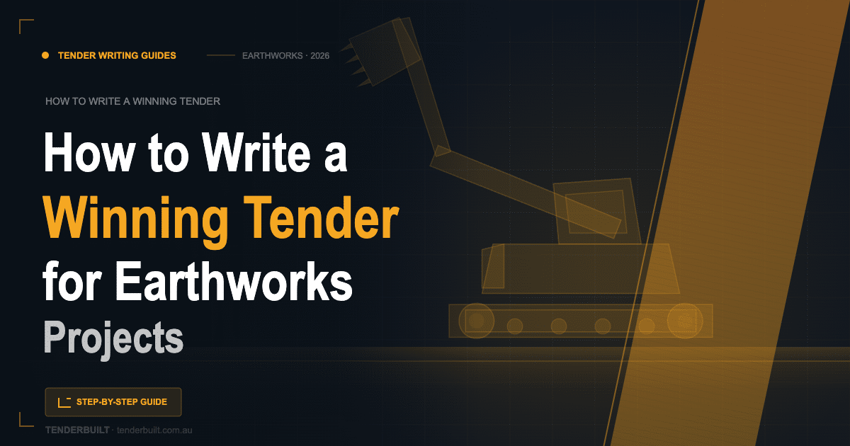 How to Write a Winning Tender for Earthworks Projects | TenderBuilt