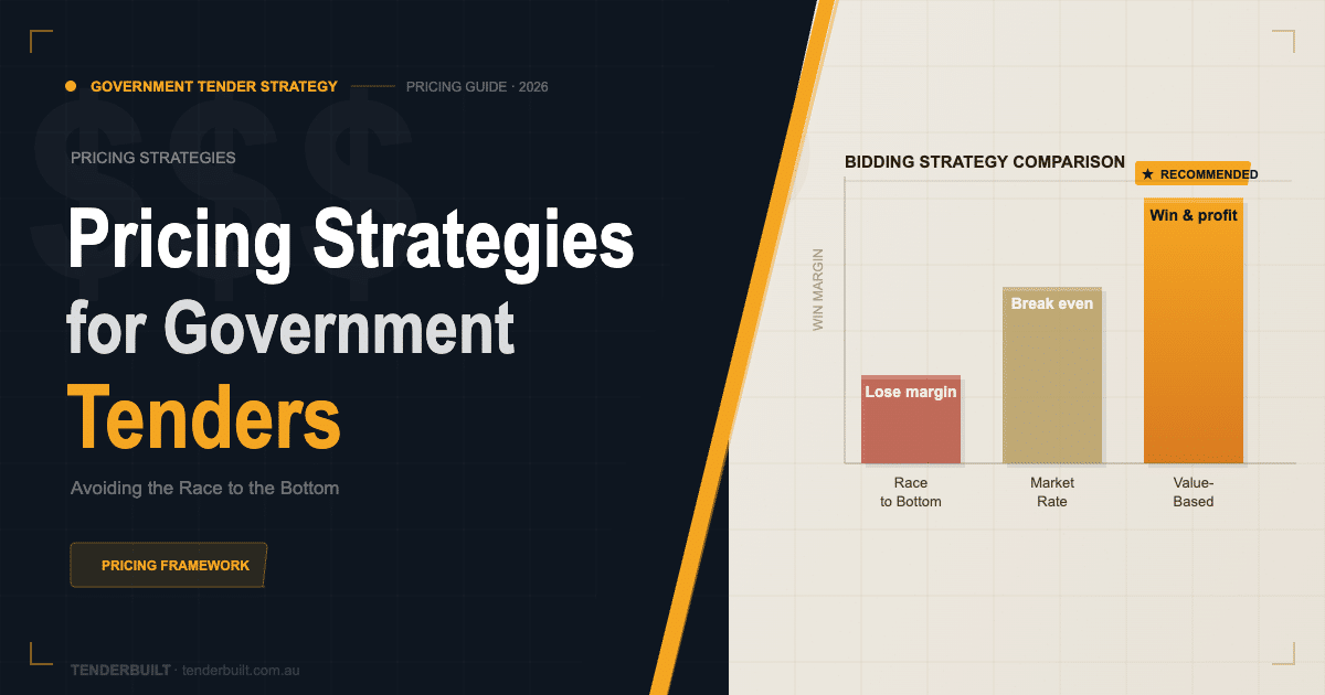 Pricing Strategies for Government Tenders: Avoiding the Race to the Bottom | TenderBuilt