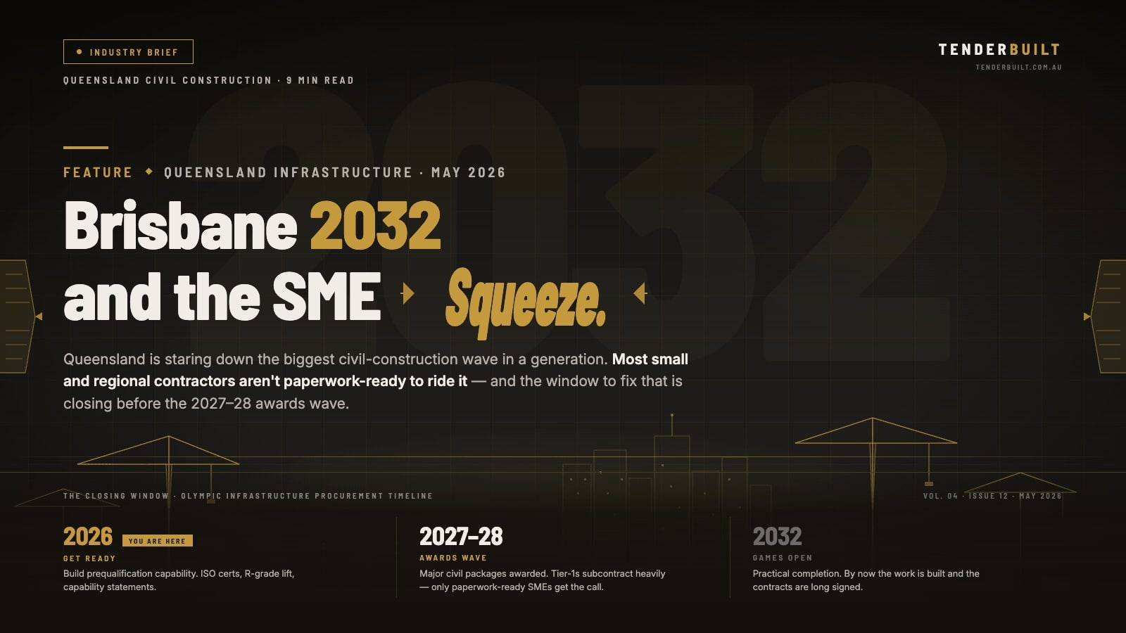 Brisbane 2032 and Queensland's Civil Contractors