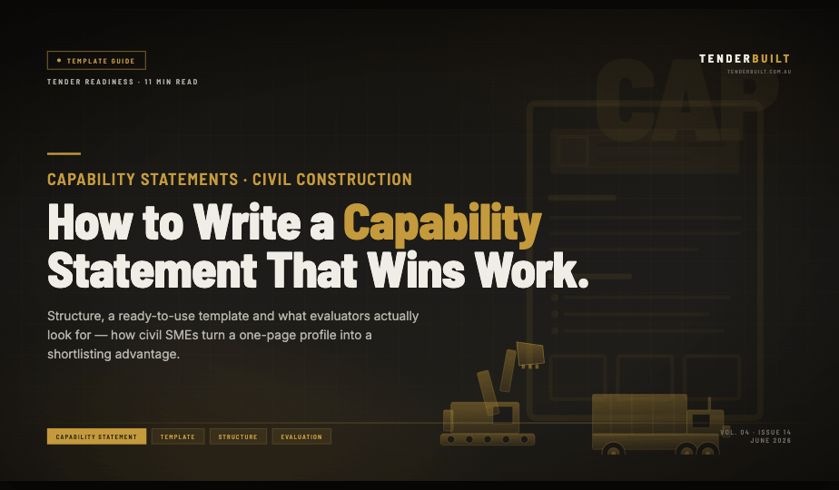 Capability Statement Civil Tender Writing
