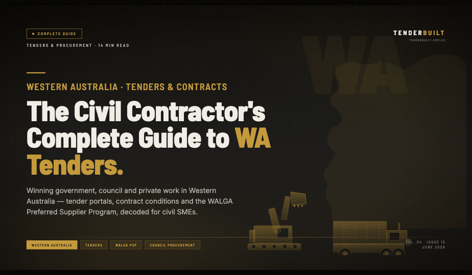 Tenders WA and the WALGA Preferred Supplier Program